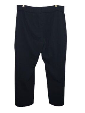 Lane Bryant Black Dress Wider Leg Pull On Trouser Pants Women's Size 18 20